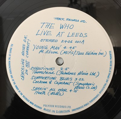 Lot 252 - THE WHO - LIVE AT LEEDS LP (2406001 - UK PRESS - RED LETTERING SLEEVE)