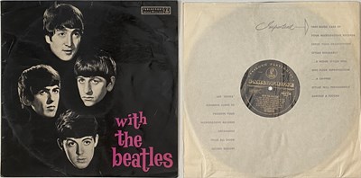 Lot 75 - THE BEATLES - WITH THE BEATLES LP (AUSTRALIAN MONO 1ST VARIANT - BELINDA CREDIT - PMCO 1206)