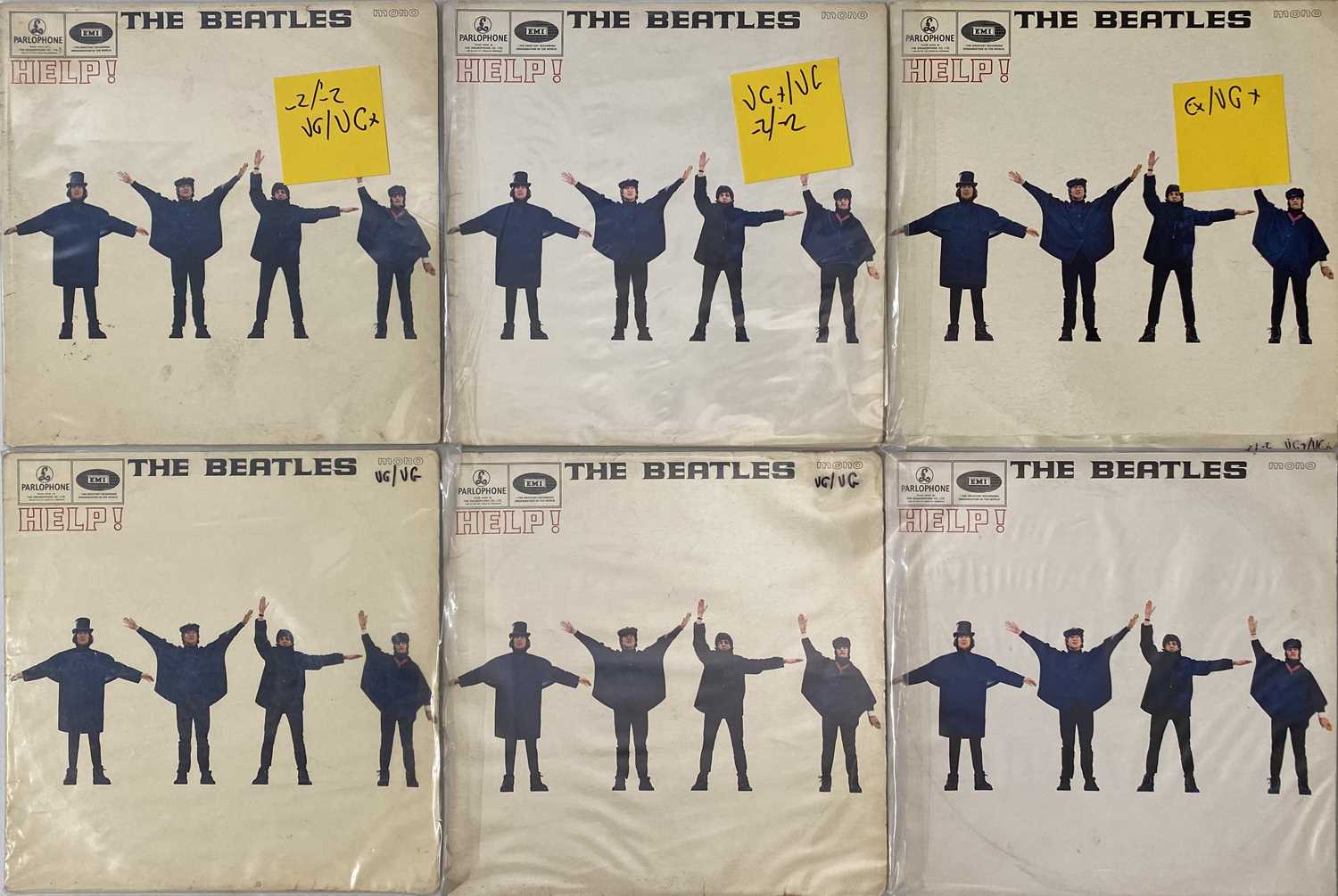 Help Lp Lot 82 - THE BEATLES - HELP LP VARIANTS PACK