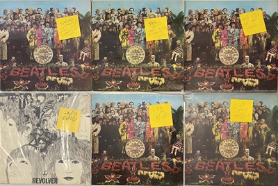 Lot 84 - THE BEATLES - SGT PEPPER/ BEATLES FOR SALE/ REVOLVER - LP VARIANTS PACK