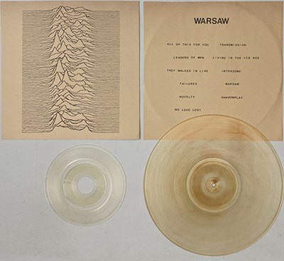 Lot 360 - JOY DIVISION - WARSAW LP (1981 CLEAR VINYL PRIVATE PRESSING - INCLUDES 7")