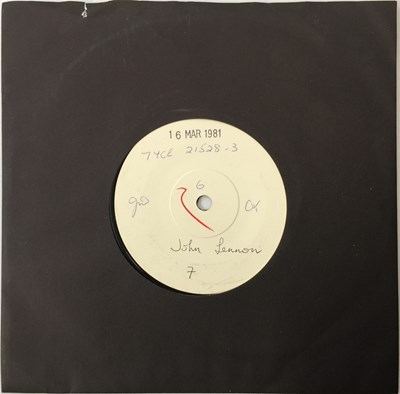 Lot 108 - LENNON & YOKO/ PLASTIC ONO BAND - OPEN YOUR BOX 7" (SINGLE SIDED TEST PRESSING)