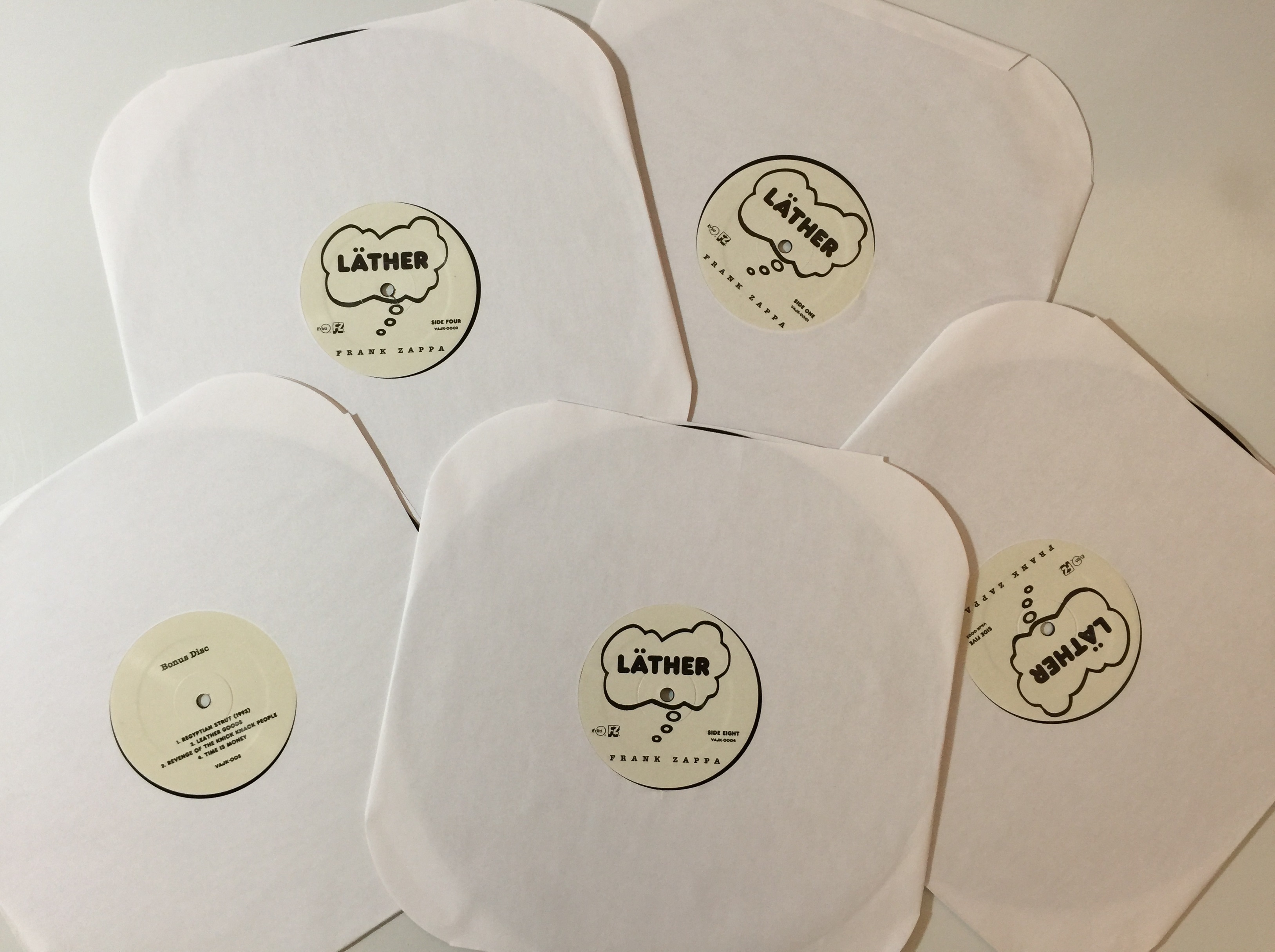 Lot 326 Frank Zappa Lather 4 LP Japanese BoxSet