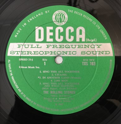 Lot 304 - THE ROLLING STONES - THEIR SATANIC MAJESTIES REQUEST LP (ORIGINAL UK STEREO COPY - TXS 103)