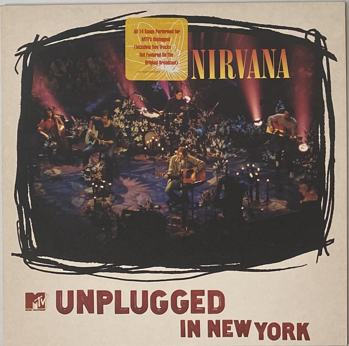 Lot 375 - NIRVANA - UNPLUGGED IN NEW YORK LP (EUROPEAN