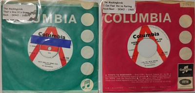 Lot 318 - THE MOCKINGBIRDS - ORIGINAL UK COLUMBIA 7" DEMO RELEASES