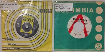 Lot 319 - MICKEY FINN - UK 7" RARITIES