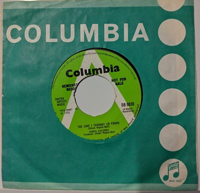 Lot 321 - JOHN'S CHILDREN - THE LOVE I THOUGH I'D FOUND 7" (ORIGINAL UK DEMO - COLUMBIA DB 8030)