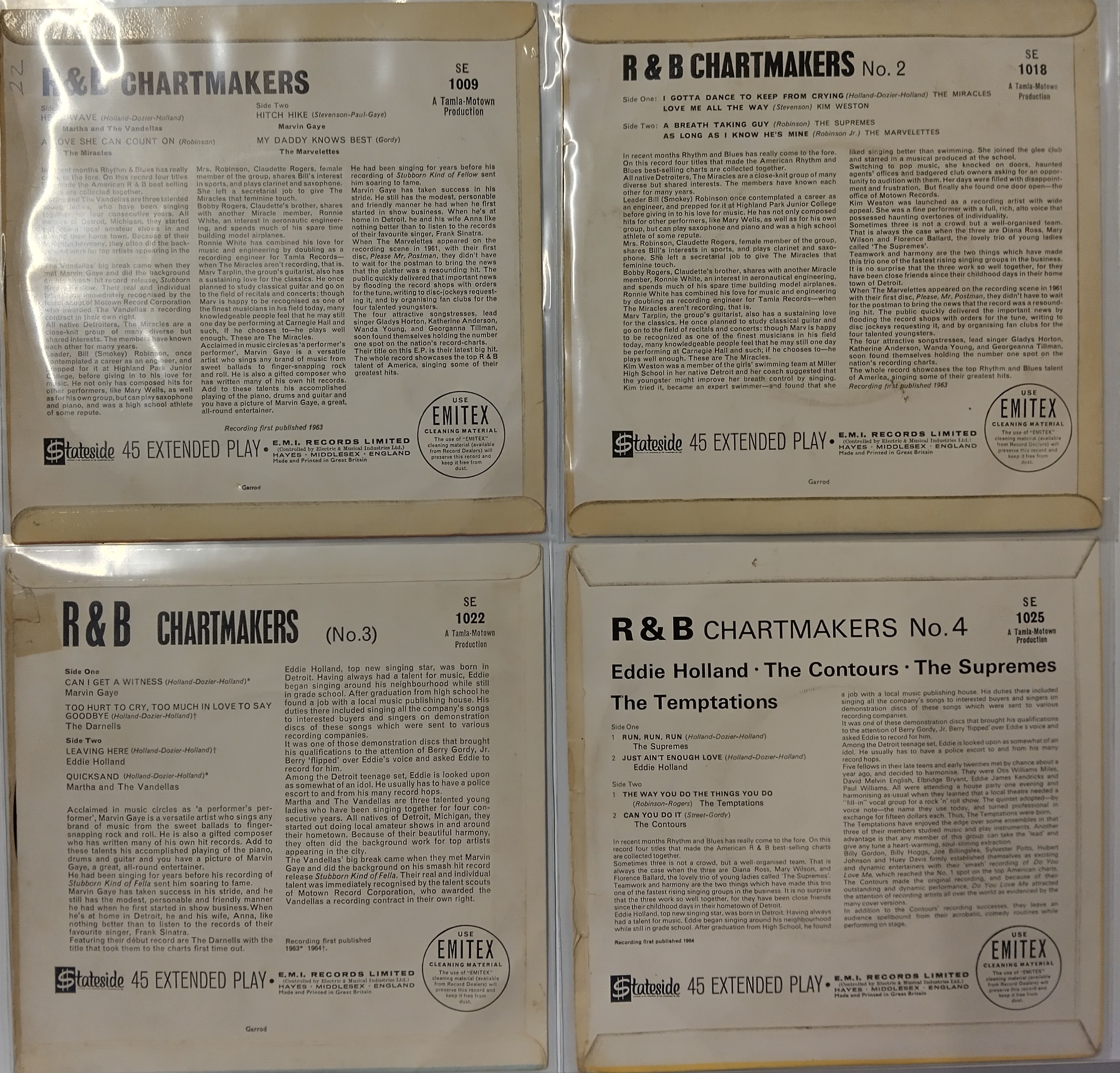 Lot 332 - VARIOUS - R&B CHARTMAKERS - NUMBERS 1 TO 4