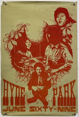 Lot 168 - HYDE PARK 1969 BLIND FAITH POSTER.