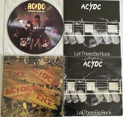 Lot 266 - AC/DC - FOUR LPs TO INCLUDE AUSTRALIAN PRESSINGS.