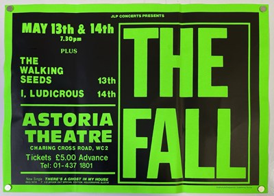 Lot 514 - MARK E. SMITH / THE FALL - AN ORIGINAL 1987 CONCERT POSTER.