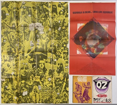 Lot 262 - OZ MAGAZINE - POSTERS INC CHE GUEVARA/PLANT A FLOWER/TOAD OF WHITEHALL. ﻿