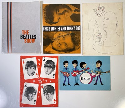 Lot 280 - THE BEATLES - CONCERT PROGRAMME COLLECTION.