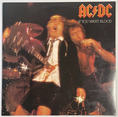 Lot 487 - AC/DC - SIGNED COPY OF 'IF YOU WANT BLOOD'.