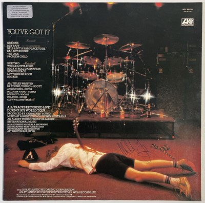 Lot 487 - AC/DC - SIGNED COPY OF 'IF YOU WANT BLOOD'.