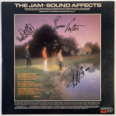 Lot 500 - THE JAM - FULLY SIGNED COPY OF SOUND AFFECTS.