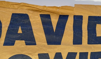 Lot 590 - DAVID BOWIE - RARE ORIGINAL 1972 WORTHING CONCERT POSTER.