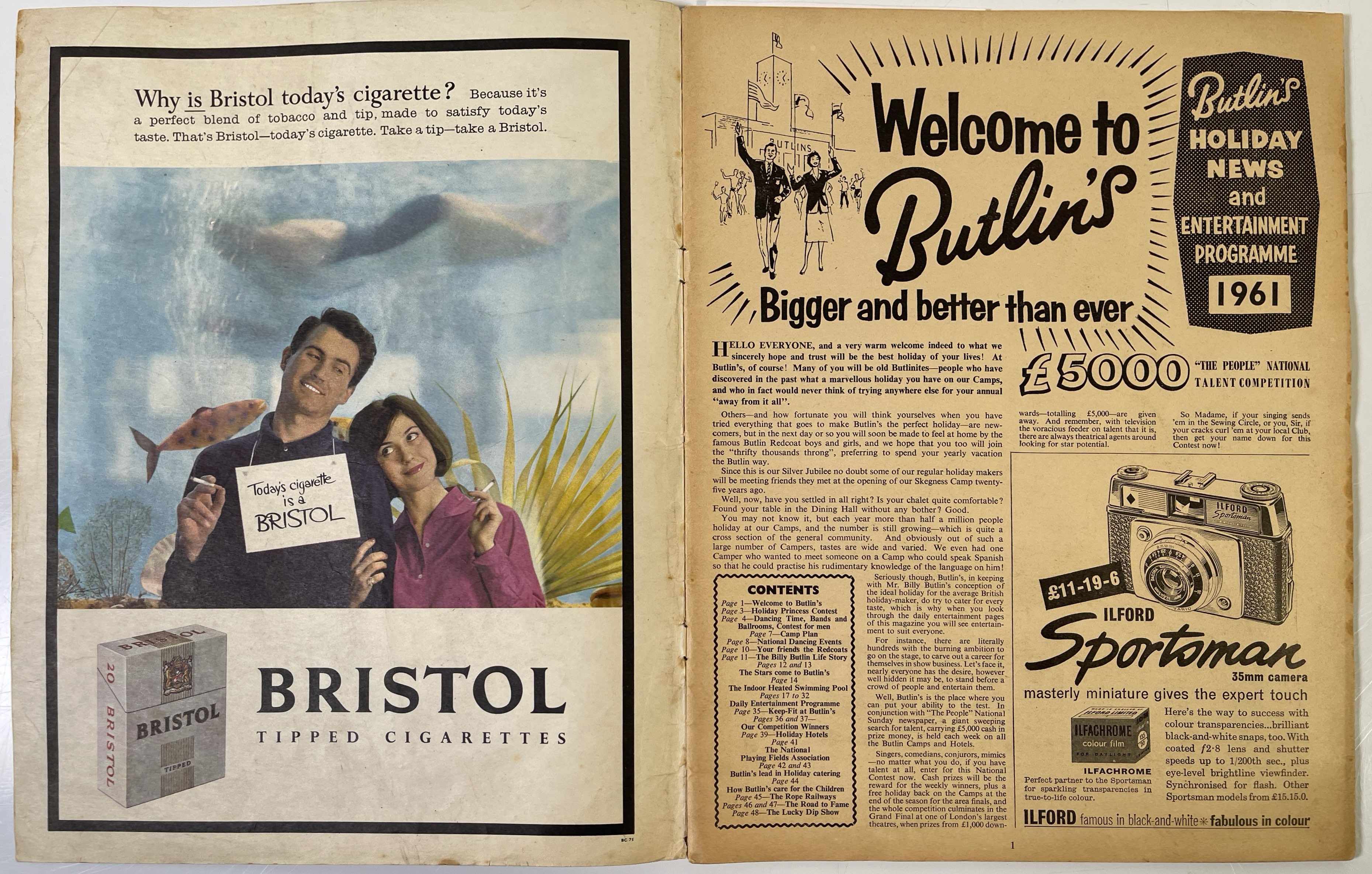 Lot 236 - THE BEATLES INTEREST - ORIGINAL 1961 BUTLINS