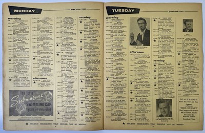 Lot 236 - THE BEATLES INTEREST - ORIGINAL 1961 BUTLINS ENTERTAINMENT PROGRAMME - RINGO PLAYING WITH RORY STORM.
