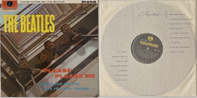 Lot 124 - THE BEATLES - PLEASE PLEASE ME LP (UK MONO PRESS - ARCHIVE RECORDS - PMC 1202)