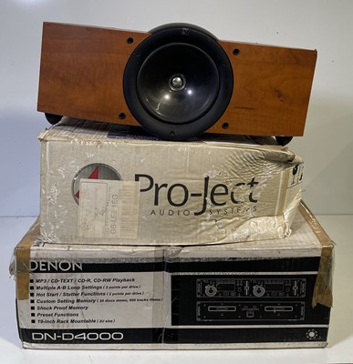 Lot 3 - AUDIO EQUIPMENT INC PROJECT TURNTABLE / DENON DN-D4000.