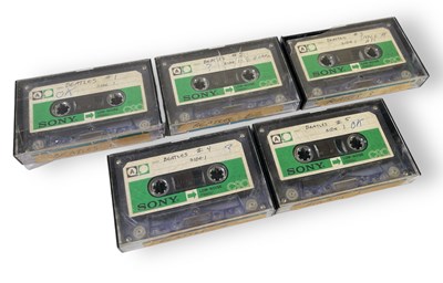 Lot 377 - THE BEATLES - UNHEARD AND COMPLETE 1964 PLAYBOY INTERVIEW CASSETTE TAPES INC RECORDINGS FROM EXETER ABC OCT '64.