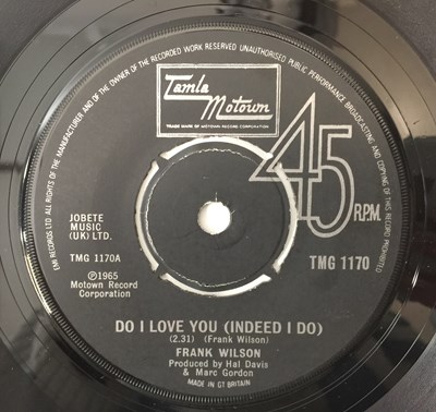 Lot 521 - FRANK WILSON - DO I LOVE YOU (INDEED I DO) C/W SWEETER AS THE DAYS GO BY - TAMLA MOTOWN (TMG 1170)