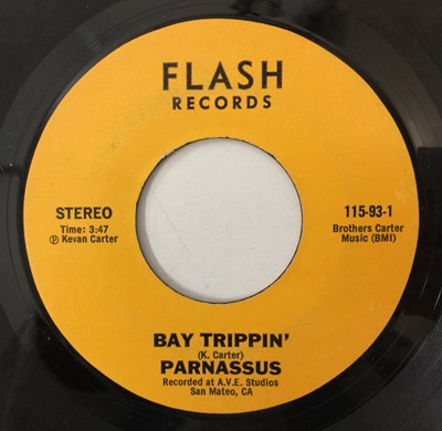 Lot 523 - PARNASSUS - BAY TRIPPIN' C/W HEY LOVE - FLASH RECORDS (115-93-1)