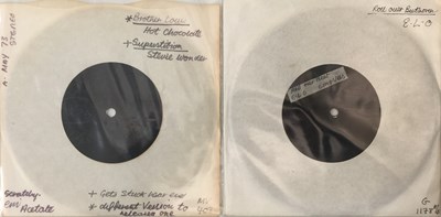 Lot 454 - ELO/ STEVIE WONDER - 7" ACETATES PACK