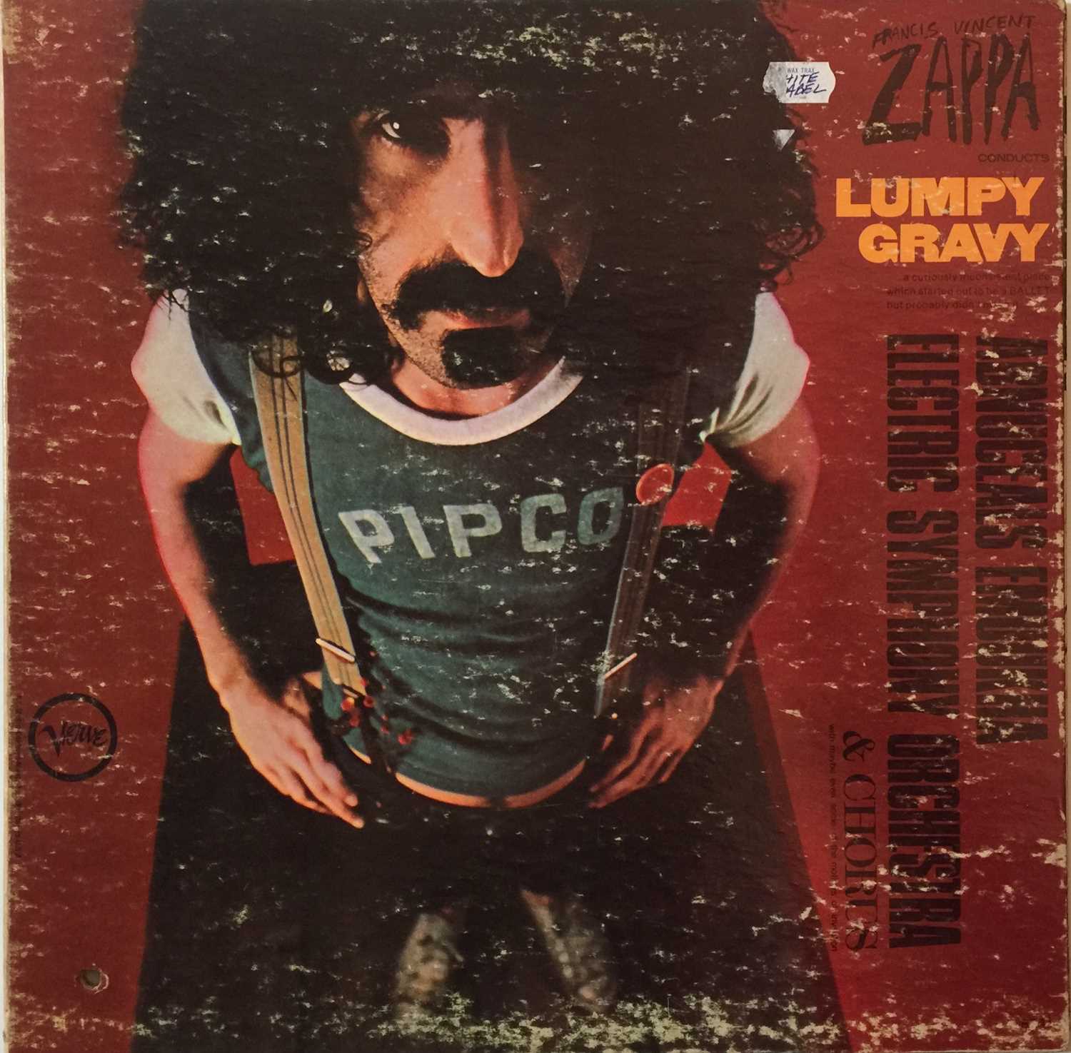 Lot 334 Frank Zappa Lumpy Gravy LP White Label