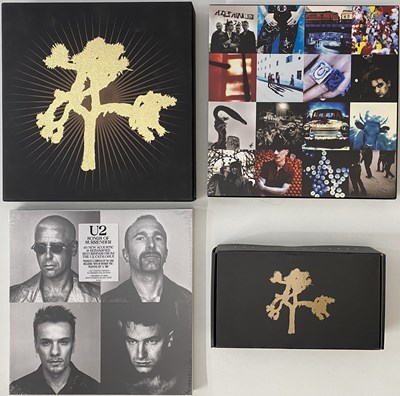 Lot 419 - U2 BOX SET CD AND LP COLLECTION INCLUDING CARDBOARD BOOMBOX SPEAKER