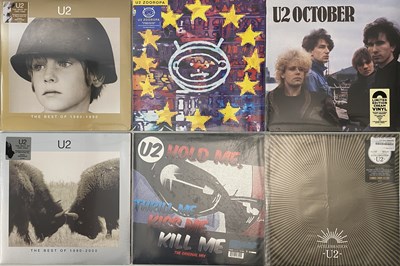 Lot 421 - U2 MODERN RELEASES AND REISSUES LP AND 12" COLLECTION