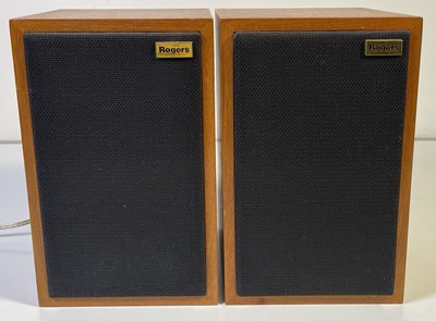 Lot 353 - ROGERS - LS 3/5A BOOKSHELF SPEAKERS.