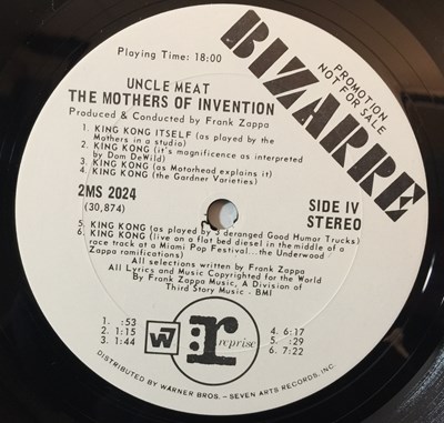 Lot 336 - Frank Zappa/ The Mothers Of Invention - Uncle Meat LP US Promo (2MS 2024)