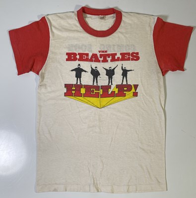 Lot 456 - THE BEATLES - RARE ORIGINAL VINTAGE HELP! PROMOTIONAL T-SHIRT.