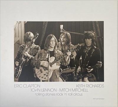 Lot 209 - THE BEATLES - MIKE RANDOLPH SIGNED 'ROCK N ROLL CIRCUS' PHOTOGRAPHS.