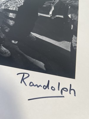 Lot 209 - THE BEATLES - MIKE RANDOLPH SIGNED 'ROCK N ROLL CIRCUS' PHOTOGRAPHS.