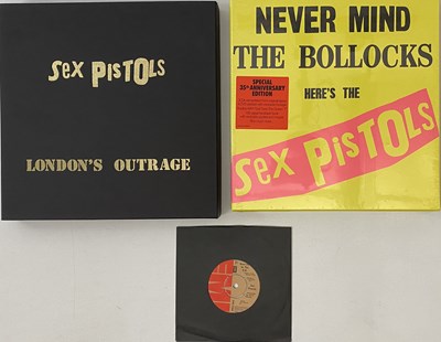 Lot 488 - SEX PISTOLS - LP/ CD BOX SETS/ ANARCHY IN THE UK 7"