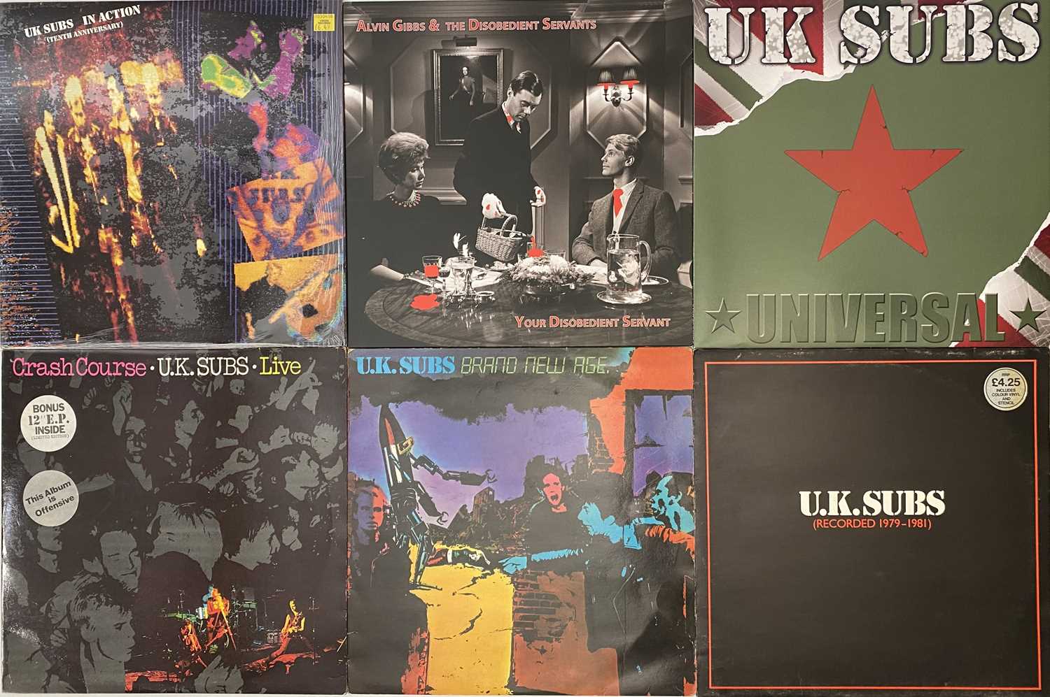 Sub Syble Cd Lot 490 - UK SUBS - LPs/ 7