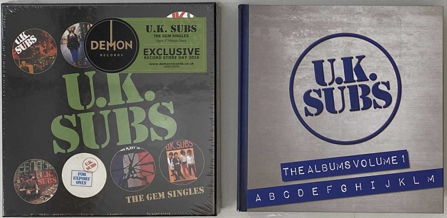 Lot 490 - UK SUBS - LPs/ 7