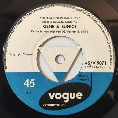 Lot 245 - GENE & EUNICE - I'M SO IN LOVE WITH YOU 7" (ORIGINAL UK VOGUE RELEASE - 45/V 9071)