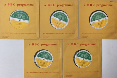 Lot 142 - THE BEATLES SOLO - 'POP PROFILE' BBC TRANSCRIPTION DISKS - 7" PACK