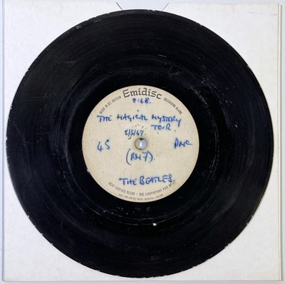 Lot 399 - THE BEATLES - MAGICAL MYSTERY TOUR ACETATE - FORMERLY OWNED BY JOHN LENNON.