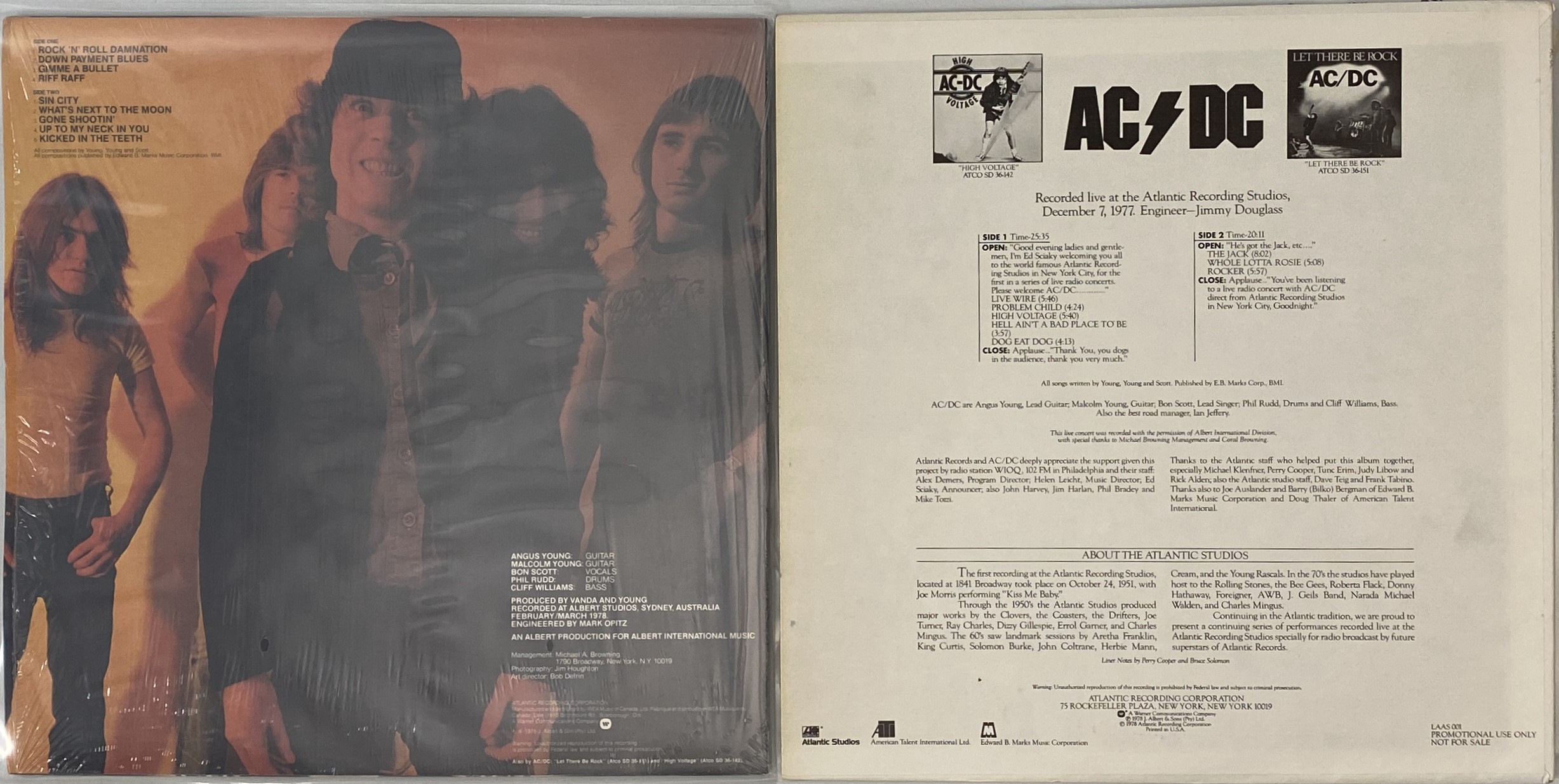 Lot 502 - AC/DC - LP RARITIES PACK