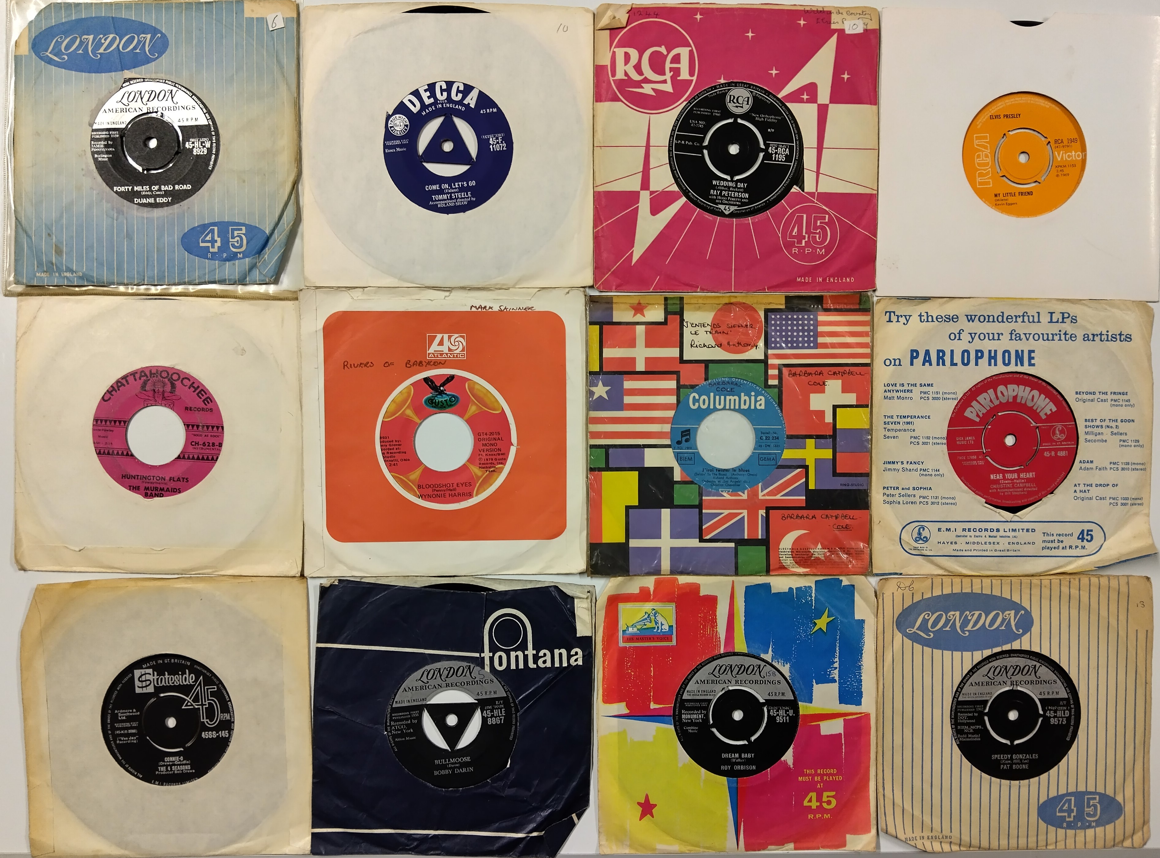 Lot 634 - 50S PROCK & ROLL AND POP 7