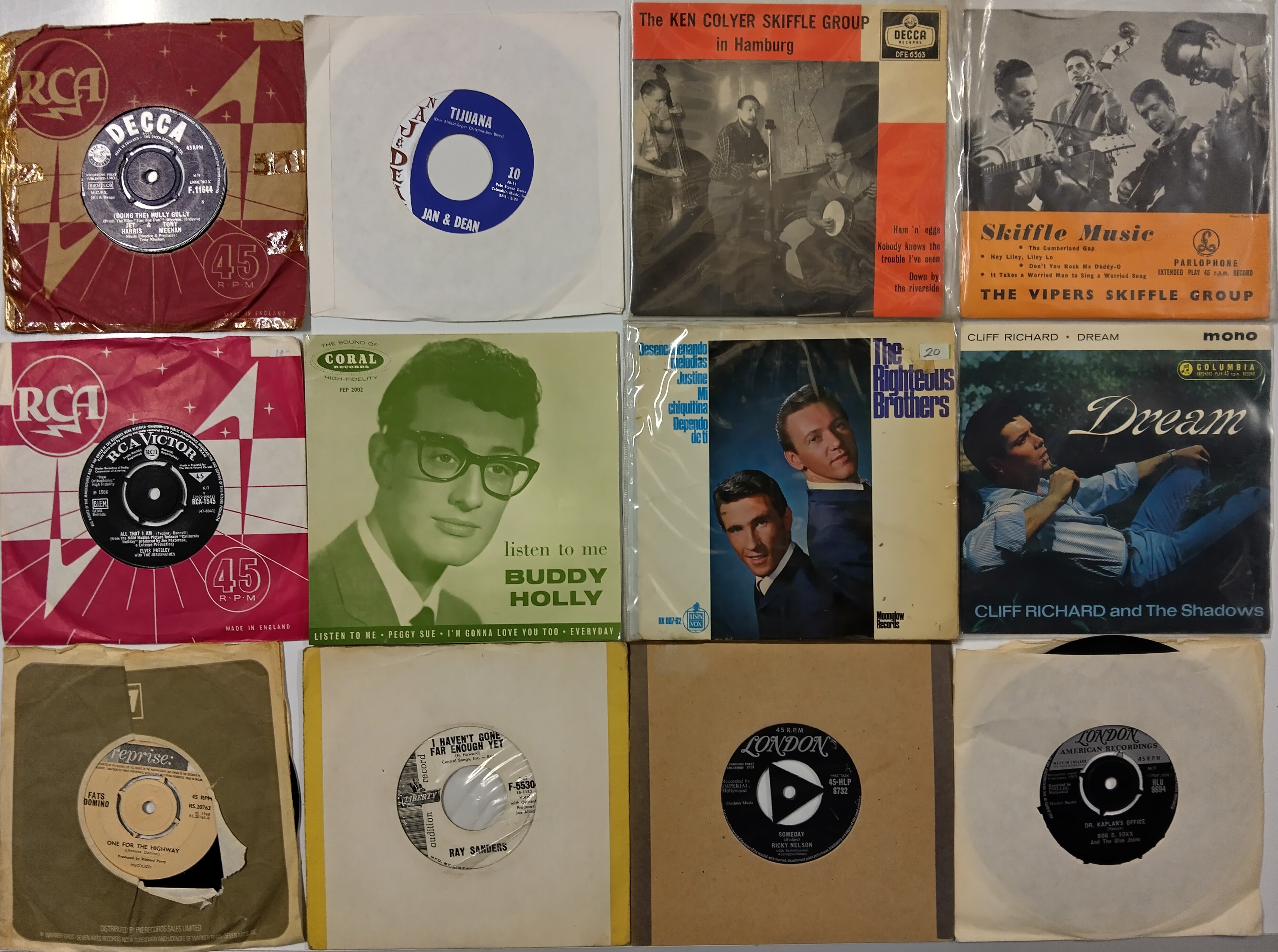 Lot 634 - 50S PROCK & ROLL AND POP 7