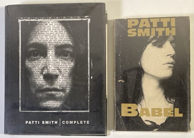 Lot 546 - PATTI SMITH - PAIR OF SIGNED BOOKS.