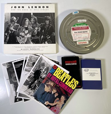 Lot 238 - THE BEATLES - FILM REEL WITH BRITISH PATHE CONCERT AND BACKSTAGE FOOTAGE.