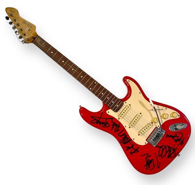 Lot 405 - DEF LEPPARD - SIGNED ELECTRIC GUITAR.